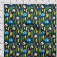 thumbnail image 4 of oneOone Cotton Silk Navy Blue Fabric Camping Sewing Craft Projects Fabric Prints By Yard 42 Inch Wide, 4 of 5