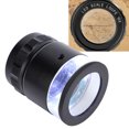 thumbnail image 3 of Measuring Magnifier, Optical Magnifying Glass Illuminated Magnifier Loupe Magnifier 6LED Illuminated  For Reading Newspapers For Exploring Science, 3 of 7