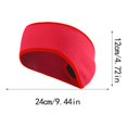thumbnail image 1 of Bandeau de Course en Polaire Queue de Cheval Chauffe-Oreilles Élasticité Anti-Poussière Bandeaux Simples pour Course et Accessoires de Moto pour Sports Extérieurs Rouge, 1 of 6