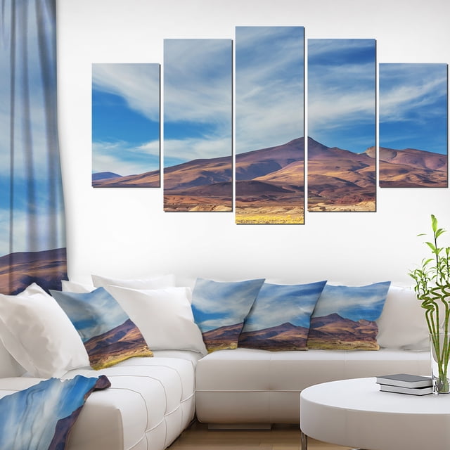 Bright Argentina Mountain Region - African Landscape Canvas Art Print