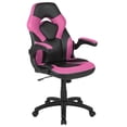thumbnail image 4 of Bowery Hill Gaming Desk and Racing Swivel Chair Set in Black and Pink, 4 of 9