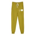 thumbnail image 3 of Funicet Pantalon d'Hiver Imprimé pour Femmes, Taille Élastique avec Sangle, Long, 3 of 4