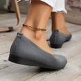 thumbnail image 4 of Dakaela Ballerines Chaussures Plates Femmes Habillées Bout Rond à Enfiler Ballerine Marche Mocassins à Petit Talon Compensé, 4 of 9