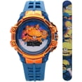 thumbnail image 1 of Minions Kids’ Digital Watch with Bonus Slap Bracelet – Blue & Orange, 1 of 2