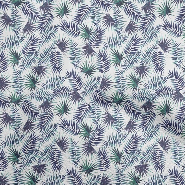 oneOone Polyester Spandex Violet Fabric Tropical Fabric For Sewing Printed Craft Fabric By The Yard 56 Inch Wide