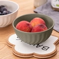 thumbnail image 4 of FHBVT Straw Bowl Sustainable Tableware Rice Bowl Eco-Friendly Dinnerware, Rounded Smooth Edges Easy to Clean, Ideal for Indoor Outdoor Meals Picnics Holiday Kitchen Decor Natural Dining Choice, 4 of 4