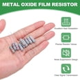 thumbnail image 3 of 25 Pcs 3.3K Ohm Resistor, 3 Watts 5% Tolerance Metal Oxide Film Resistor Axial Lead, Flame Proof for DIY Electronic Projects Circuits Experiments, 3 of 6