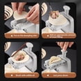 thumbnail image 2 of Tumotour Manually Operated Dumpling Dumpling Pressing Automatic Accessories Kitchen Tools, 2 of 8