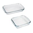 thumbnail image 1 of Marinex - Ensemble de 2 Pcs de Moules en Verre, Température Maximale de 572 Fahrenheit, 1 of 7