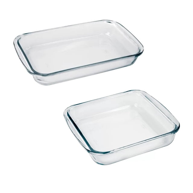Marinex - Ensemble de 2 Pcs de Moules en Verre, Température Maximale de 572 Fahrenheit