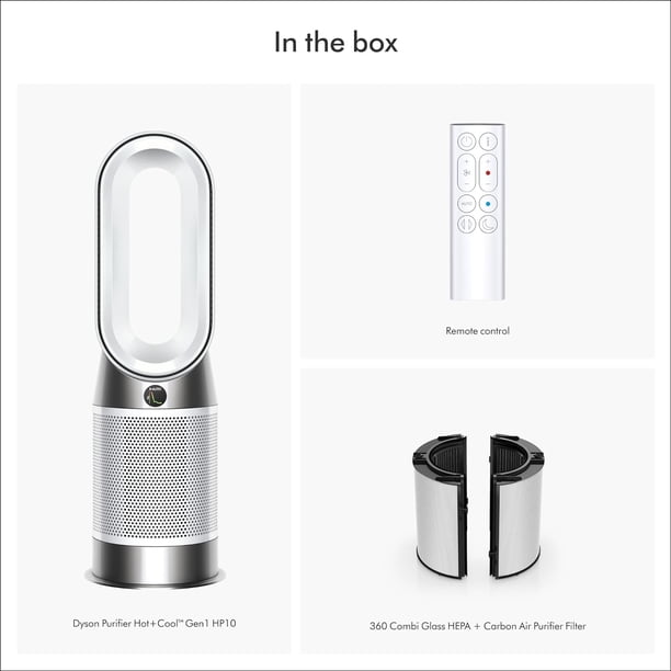 【美品】ダイソン Dyson Pure Hot + Cool HP10 Dyson Hot+Cool Gen1 HP10 Purifier - White/Silver | Certified Pre