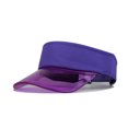thumbnail image 1 of Visière de Baseball Transparente Sans Dessus Protection Solaire Couleur Unie pour Femmes, 1 of 2