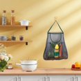thumbnail image 4 of Vaidha Kitchen Multifunctional Hanging Fruit And Vegetable Storage Bag Hand Carry Put Ginger Garlic And Hollow Breathable Storage Bag, 4 of 6