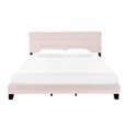 thumbnail image 1 of HomeFare Simple une Boîte de Lit de Latte de Velours dans Blush, 1 of 10