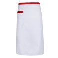 thumbnail image 2 of Milaget Half Size Waist Kitchen Apron Catering Chef Hotel Cook Server Waiter Pub White, 2 of 9