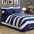 thumbnail image 3 of Hamshire Navy 8 Piece Comforter Set, 3 of 3