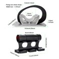 thumbnail image 3 of 2Pcs Bicycles Front Fork Mount Anti-corrosive Mount Bicycles Fast Release Heavy Duty Nylon Buckle Aluminium Alloy Rear Wheel Rack Carrier Silver, 3 of 8