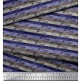 thumbnail image 3 of Soimoi Polyester Crepe Fabric Check & Horizontal Stripe Print Fabric by Yard 52 Inch Wide, 3 of 3