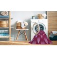 thumbnail image 2 of Ahgly Company Tapis Rond Lavable en Machine Intérieur Transitionnel Rouge Cramoisi, 4 Pieds Rond, 2 of 7