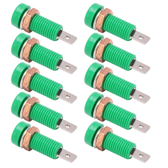 Mount Binding Post,10pcs 4mm Banana Jack Banana Adapter Panel Banana Socket Effortless Installation