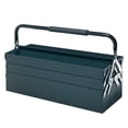thumbnail image 1 of DURHAND Metal Tool Box Portable Steel Tool Chest Cabinet with Handle, 1 of 9