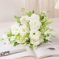 thumbnail image 1 of CHOK Artificial Flowers Beautiful Artificial Silk Fake Flowers Wedding Valentines Bouquet Bridal Decor Wedding Centerpieces For Tables - Fall Savings Clearance, 1 of 2