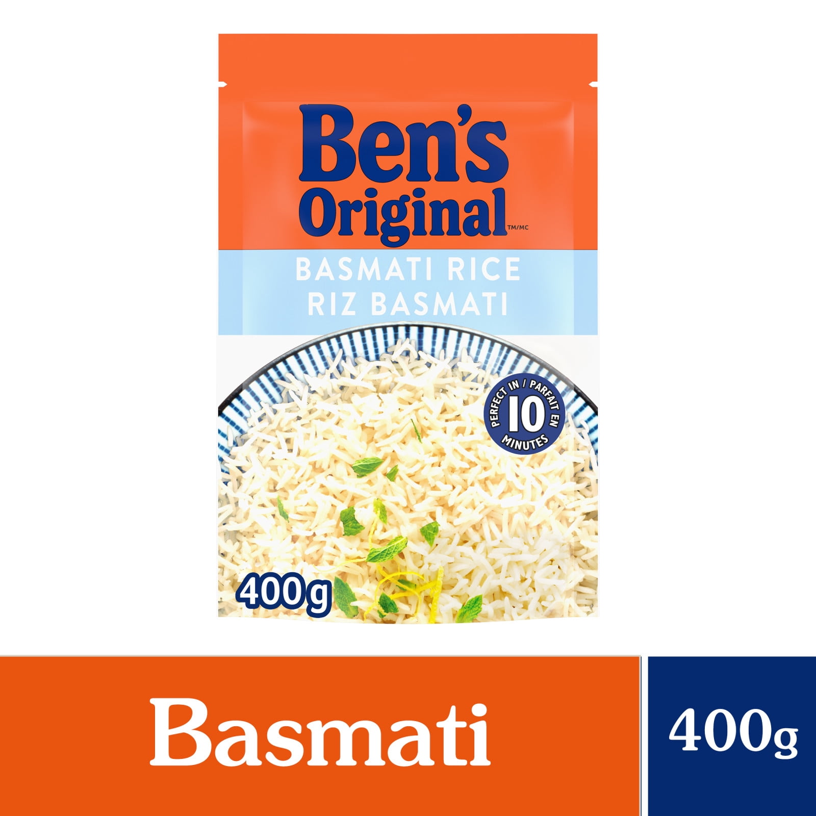 BEN'S ORIGINAL Basmati Rice, 400g Bag