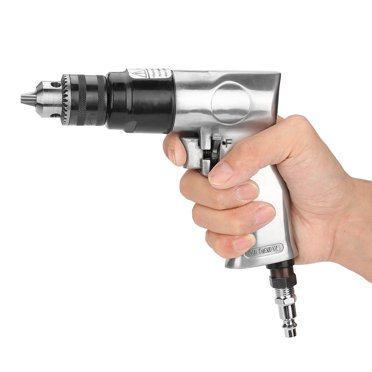 3/8" 1700rpm Pneumatic Aluminum Drill Reversible Rotation Air Drill Tool for Hole Drilling