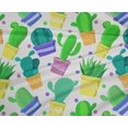 thumbnail image 5 of oneOone Polyester Lycra Light Green Fabric Cactus Fabric For Sewing Printed Craft Fabric By The Yard 56 Inch Wide, 5 of 5