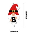 thumbnail image 3 of LSLJS Christmas Ornaments Christmas Acrylic Hanging Decorations - Set of 26 Alphabet Letters with Santa Claus Design for Holiday Ornaments and DIY Crafts Christmas Hanging Decorations, 3 of 6