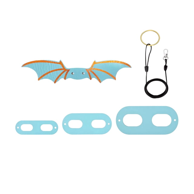 Qocolhg Lizard Leash Escape Proof Adjustable Harness for Bearded Dragon Leopard Gecko Iguana, Reptile Leash Lightweight Polyester Outdoor Walking Rope for Small Reptiles, 3 Sizes S/M/L