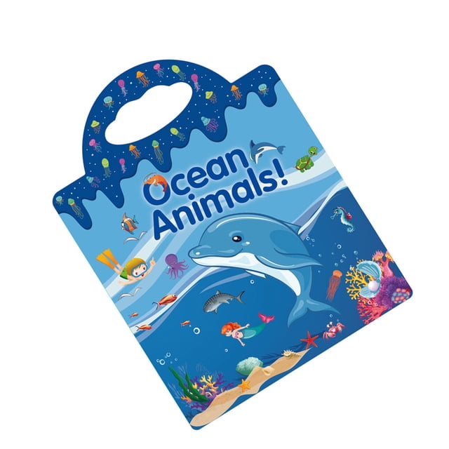 Sticker Book Toy Set Children Learning Training Playthings Cartoon Style Reusable Stickers Toys Kit Educational Plaything Prop Type 2