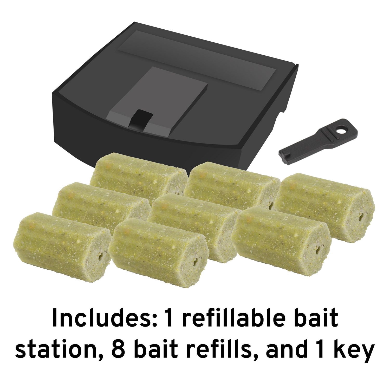 Victor Fast-Kill Brand Refillable Mouse Bait Station – 8 Baits