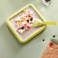 thumbnail image 4 of Cqxid Moules de Cuisson à Moins de 15 $ Machine à Glace Roulée Plaque de Fabrication de Rouleaux de Glace avec Spatules Machines Instantanées de Glace Roulée pour Bricolage de Glace Comprend Livre de Recettes Cadeaux Amusants pour Enfants, 4 of 5