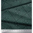 thumbnail image 3 of Soimoi Poly Georgette Fabric Check Kilim Print Sewing Fabric Yard 42 Inch Wide, 3 of 3