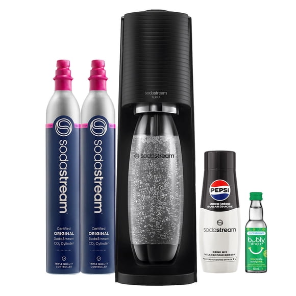 SodaStream Terra Sparkling Water Maker Black