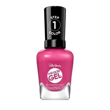 Sally Hansen Miracle Gel Supercharged Pinks Nail Polish, With a Color Grip Complex , Long-Lasting , Salon-Quality Results