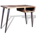 thumbnail image 1 of Reclaimed Wood Desk with Iron Legs, 1 of 4