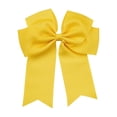 thumbnail image 2 of Iumwxz 6-inch Ribbed Satin Fishtail Double Layered Ribbon Bow Hair Clip For Children's Hair Accessories Hair Clip, 2 of 7