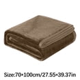 thumbnail image 3 of Suncoda Flannel Blanket, Super Soft Warm Solid Warm Fleece Blanket Rug Sofa Bedding 70X100Cm, 3 of 3