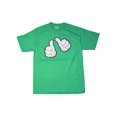 thumbnail image 1 of Thumbs Up Graphic T-shirt Green, XL, 1 of 1