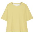 thumbnail image 3 of Hauts d'Été pour Adolescentes 2025 T-Shirts Surdimensionnés à Manches Courtes Chic Décontracté Col Rond Mode, 3 of 5