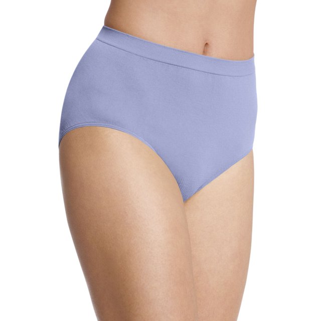 Bali Comfort Revolution Womens Microfiber Seamless Brief - Best-Seller, 6/7