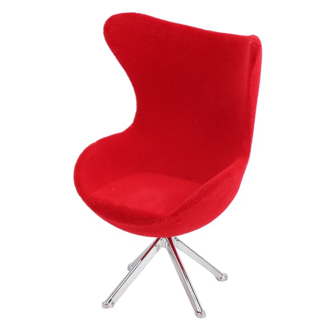 Chaise de Maison de Poupée, Miniature Haute Simulation Mini Canapé en Flocage Modèle de Mobilier pour Maison de Poupée 1:12