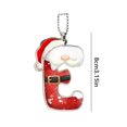 thumbnail image 3 of LSLJS Christmas Decorations 26 Letter Ornaments Red Christmas Tree Ornaments Letter Hanging Pendant Ornaments Alphabet Xmas Tree Decorations for Home Christmas Ornaments, 3 of 9