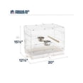 thumbnail image 5 of Cage à oiseaux de voyage Prevue Pet, blanc, 5 of 5