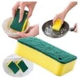 thumbnail image 3 of Bovemsi Cleaning Cloth Sponge Eraser Cleaning Pads Dish Washing Stains Removing Wipe Kitchen Tool, 3 of 6