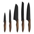 thumbnail image 1 of Hecef 5-Piece Kitchen Knife Set, Razor Sharp High Carbon Stainless Steel Knives with Blade Guards, 1 of 12