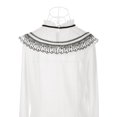 thumbnail image 3 of INSPIRE CHIC Faux Col Détachable, Mini Cape Semi-Transparente Brodée pour Blouse Noir-3, 3 of 5