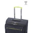 thumbnail image 2 of iFLY Soft Sided Luggage Accent 3 piece set, Black/Green, 2 of 9